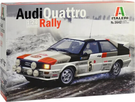 Italeri - Audi Quattro Rally Bil Byggesæt - 1:24 - 3642