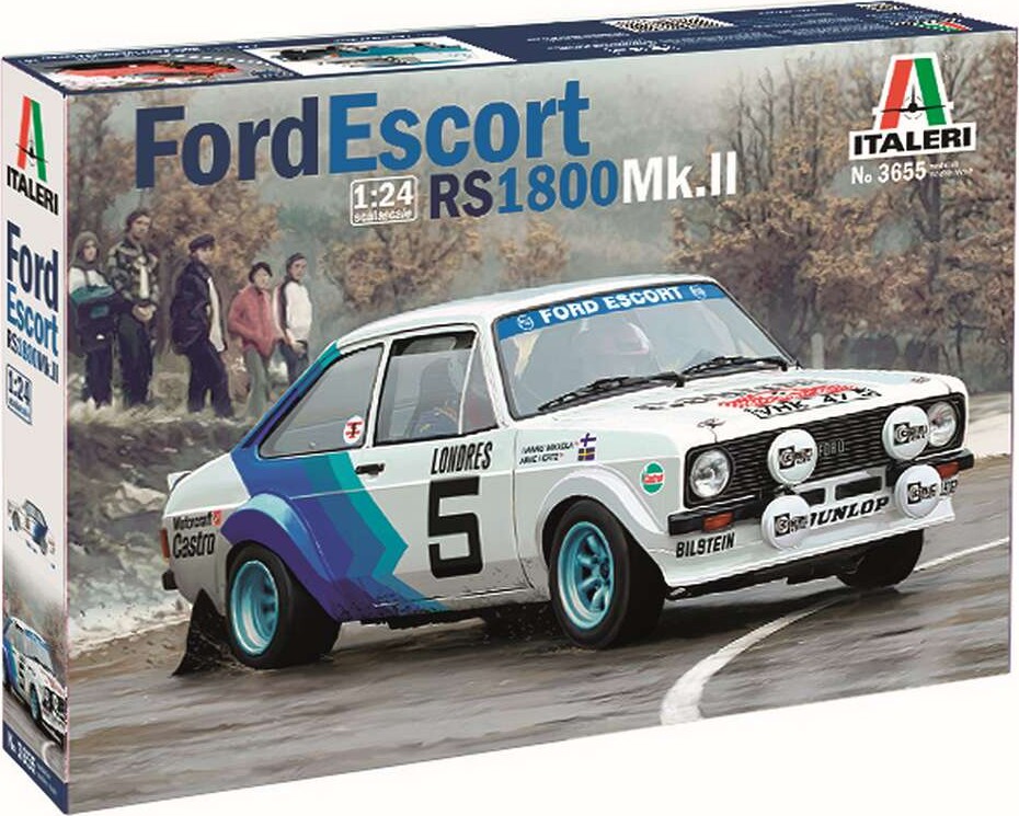 Italeri - Ford Escort Rs1800 Mk.ii Byggesæt - 1:24 - 3655