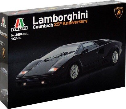Italeri - Lamborghini Countach Byggesæt - 25th Anniversary - 1:24 - 3684