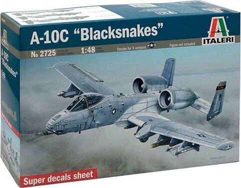 Italeri - A-10c Blacksnakes Fly Byggesæt - 1:48 - 2725