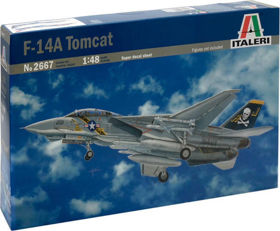 Italeri - F-14a Tomcat Fly Byggesæt - 1:48 - 2667