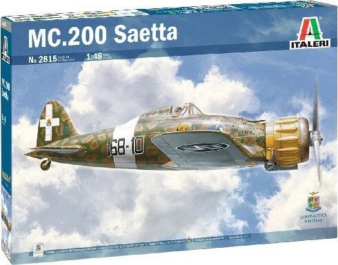 Italeri - Mc.200 Saetta Model Fly Byggesæt - 1:48 - 2815