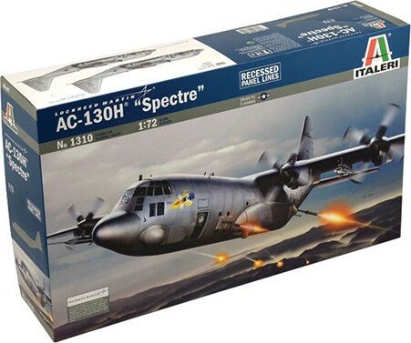 Italeri - Ac-130h Spectre Fly Byggesæt - 1:72 - 1310
