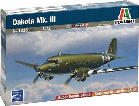 Italeri - Dakota Mk Iii Fly Byggesæt - 1:72 - 1338