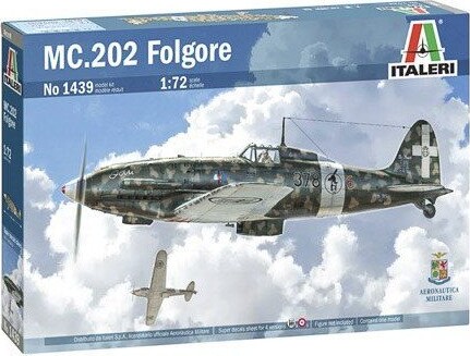 Italeri - Mc 202 Folgore Modelfly Byggesæt - 1:72 - 1439s