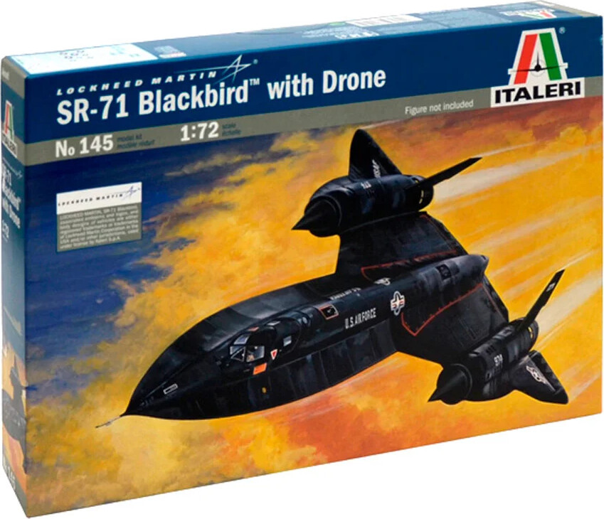 Italeri - Sr-71 Blackbird Fly Byggesæt - 1:72 - 145