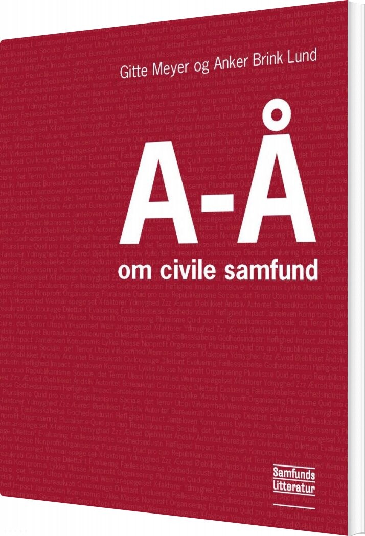 A-å Om Civile Samfund - Gitte Meyer - Bog - Forlaget Samfundslitteratur