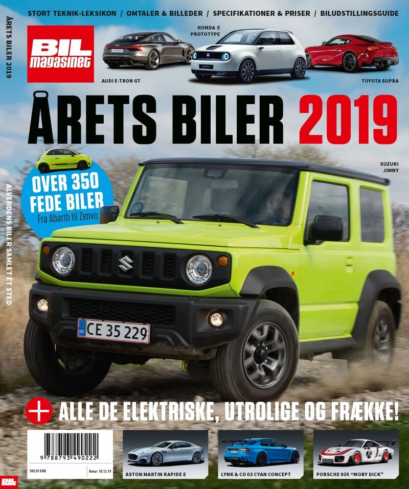 årets Biler 2019 - Bil Magasinet - Bog - Forlaget Benjamin