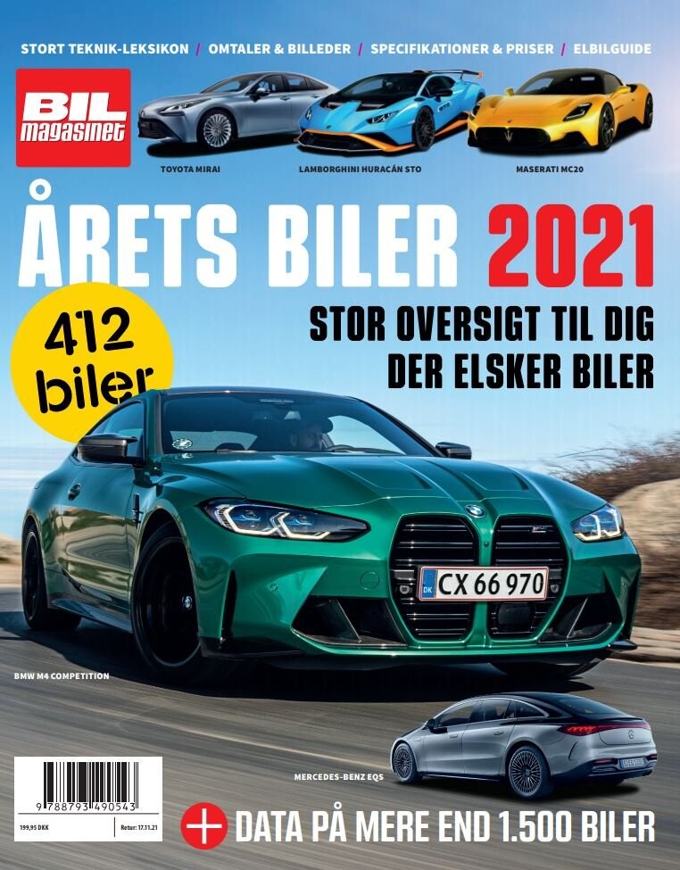 årets Biler 2021 - Bil Magasinet - Bog - Forlaget Benjamin