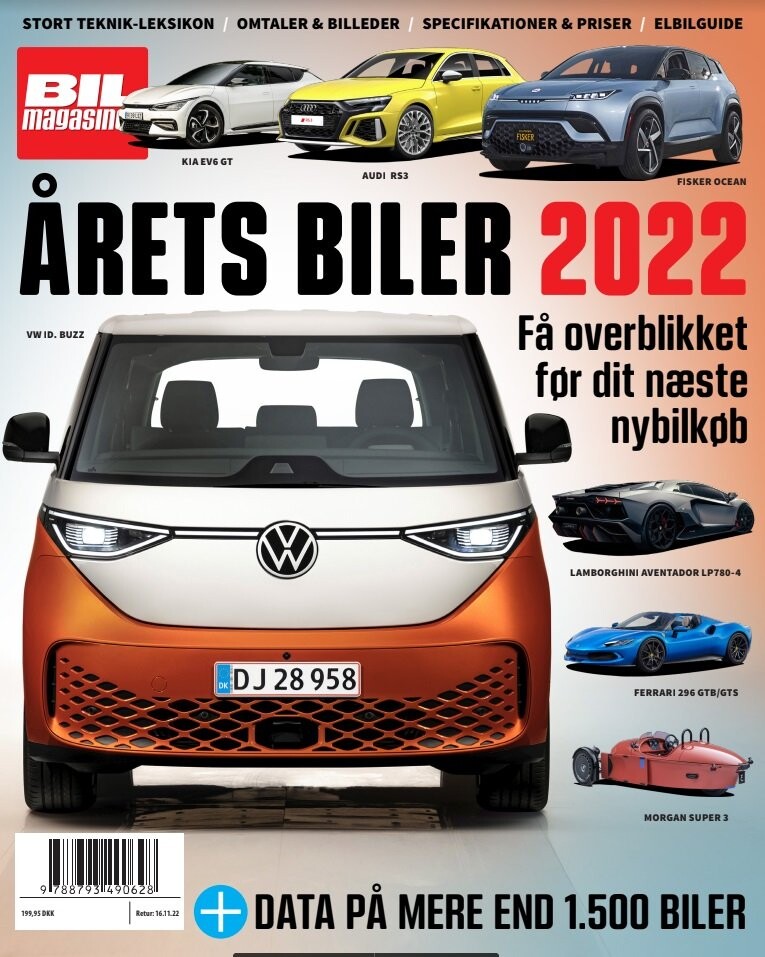 årets Biler 2022 - Bil Magasinet - Bog - Forlaget Benjamin