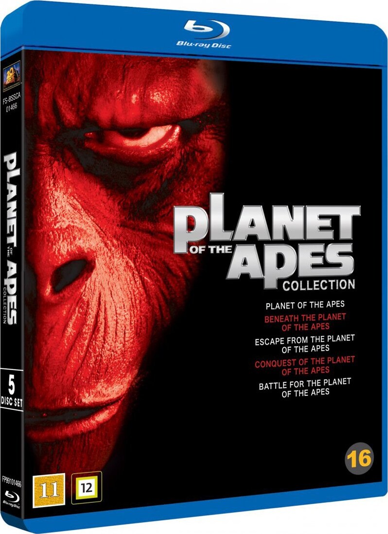 Planet Of The Apes / Abernes Planet Box - 1968-1973 - Blu-Ray