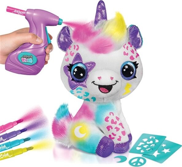 Airbrush Plush - Unicorn - Enhjørning - Canal Toys
