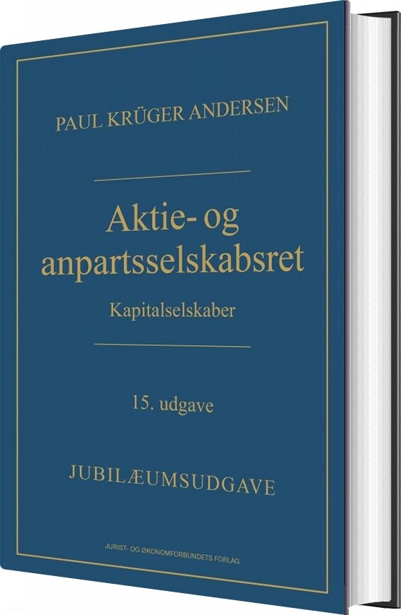 Aktie- Og Anpartsselskabsret - Paul Krüger Andersen - Bog