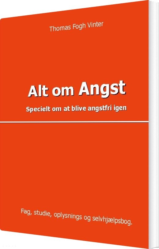 Alt Om Angst - Thomas Vinter - Bog - Books On Demand