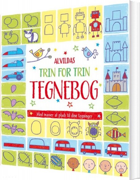 Alvildas Trin For Trin Tegnebog - Bog - Forlaget Alvilda