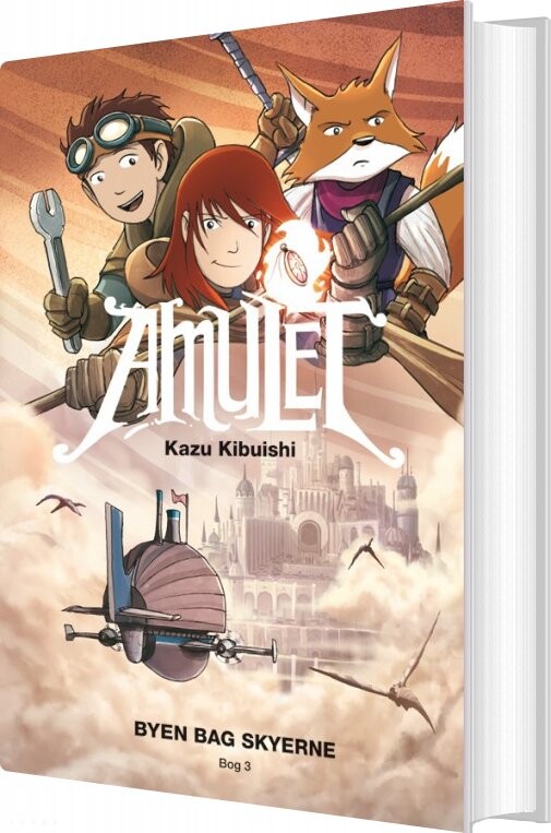 Amulet 3: Byen Bag Skyerne - Kazu Kibuishi - Bog - Forlaget Alvilda