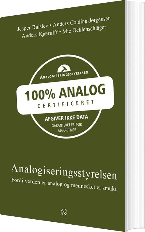 Analogiseringsstyrelsen - Jesper Balslev - Bog - Jensen & Dalgaard