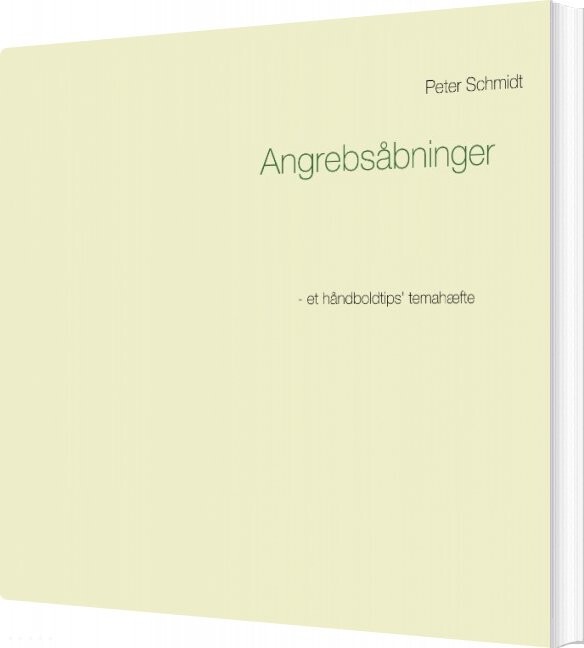 Angrebsåbninger - Peter Schmidt - Bog - Books On Demand