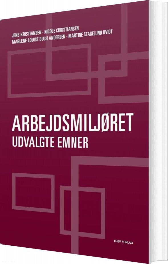 Arbejdsmiljøret - Jens Kristiansen - Bog - Djøf Forlag