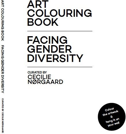Art Colouring Book - Cecilie Nørgaard - English Book - Forlaget Mangfold