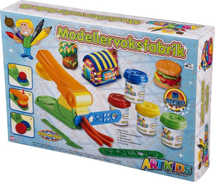 Artkids - Modellervoks Sæt - Fabrik