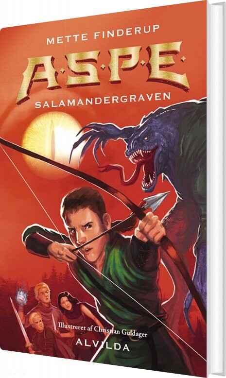 A.s.p.e. 4 - Salamandergraven - Mette Finderup - Bog - Forlaget Alvilda