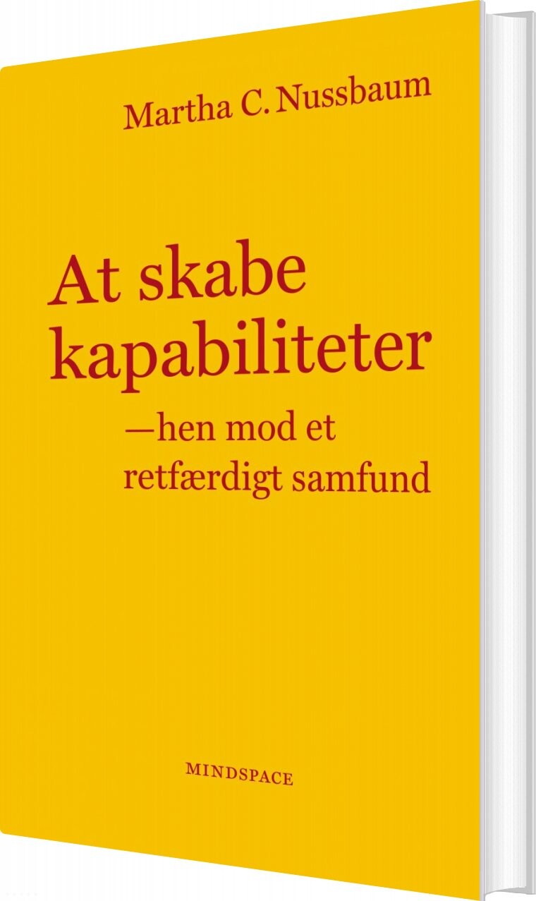 At Skabe Kapabiliteter - Martha C. Nussbaum - Bog - Forlaget Mindspace