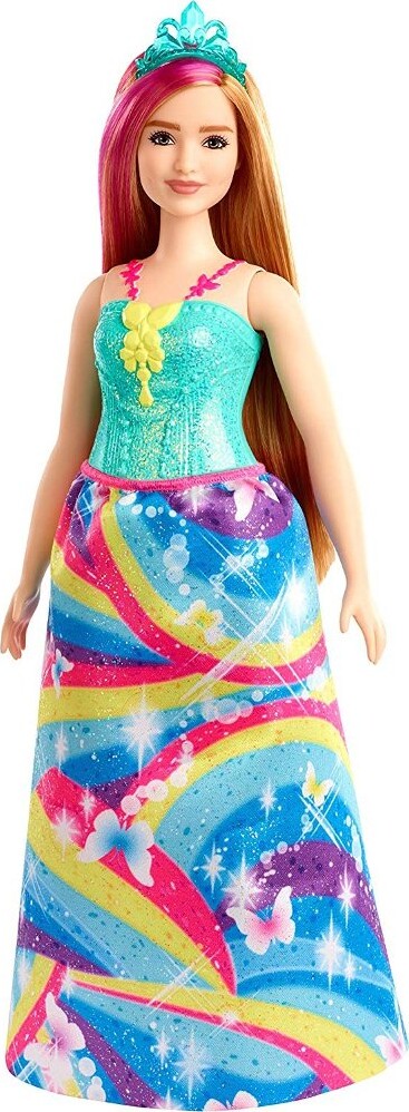 Barbie Dreamtopia Dukke - Prinsesse Med Blå Tiara - Mattel
