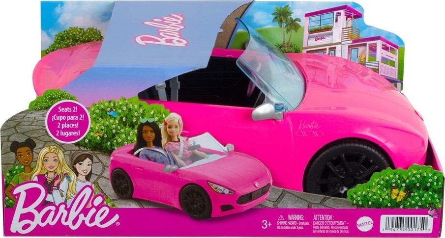 Barbie Bil - Cabriolet - Pink - Mattel