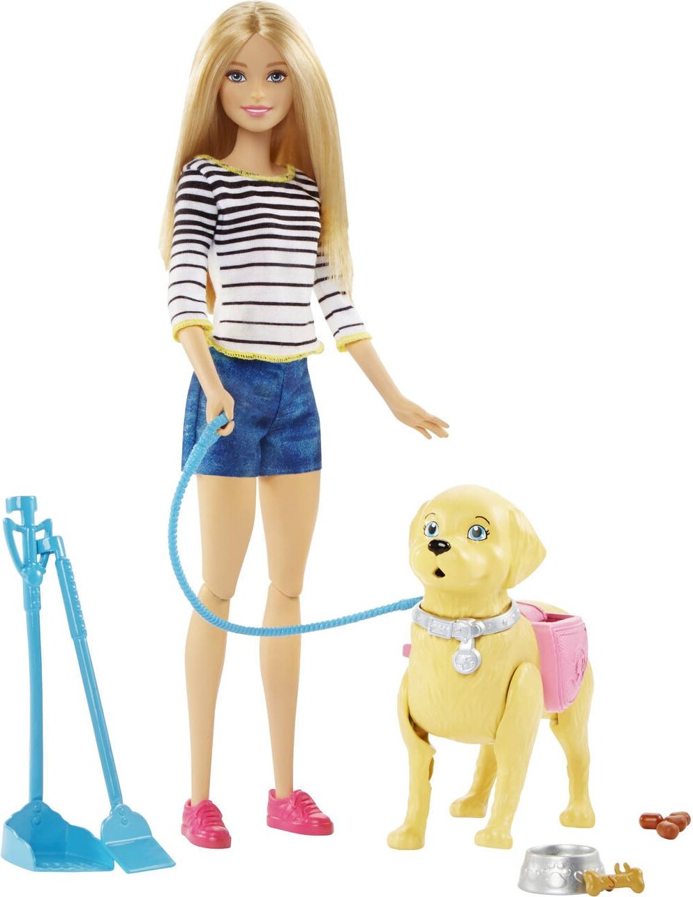 Barbiedukke - Barbie Med Hund - Mattel