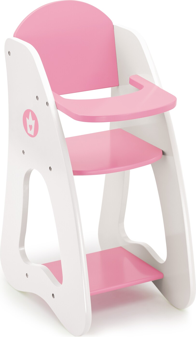 Bayer - Dukke Højstol - Princess World - Pink Hvid