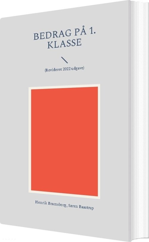 Bedrag På 1. Klasse - Søren Baastrup - Bog