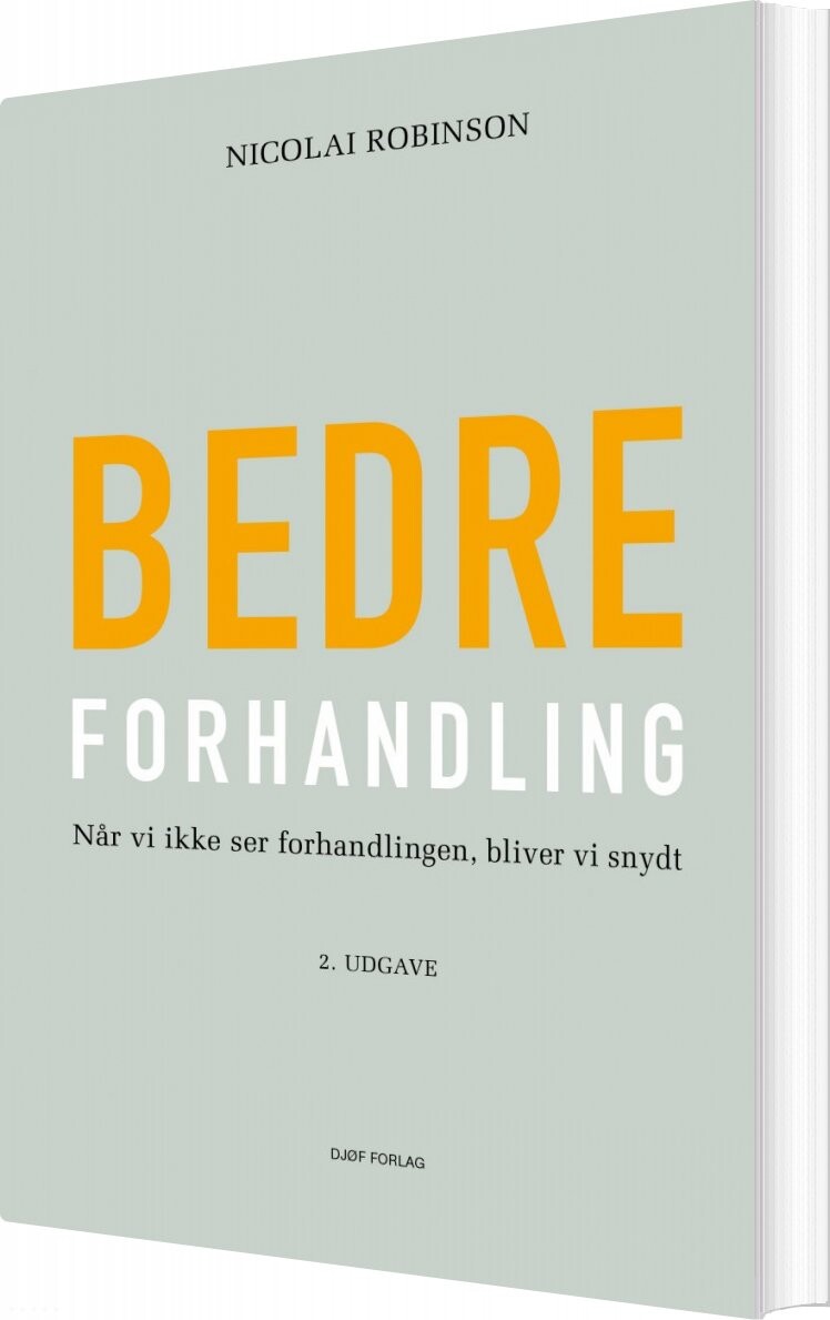 Bedre Forhandling - Nicolai Robinson - Bog - Djøf Forlag