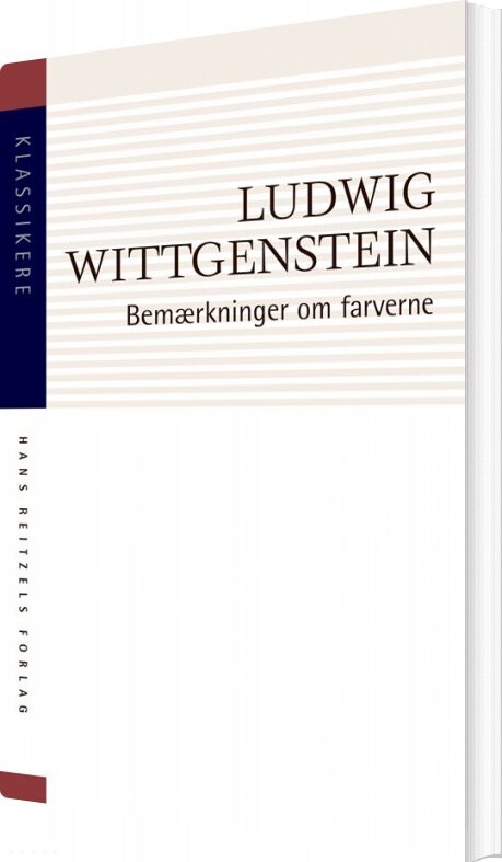 Bemærkninger Om Farverne - Ludwig Wittgenstein - Bog - Hans Reitzels Forlag