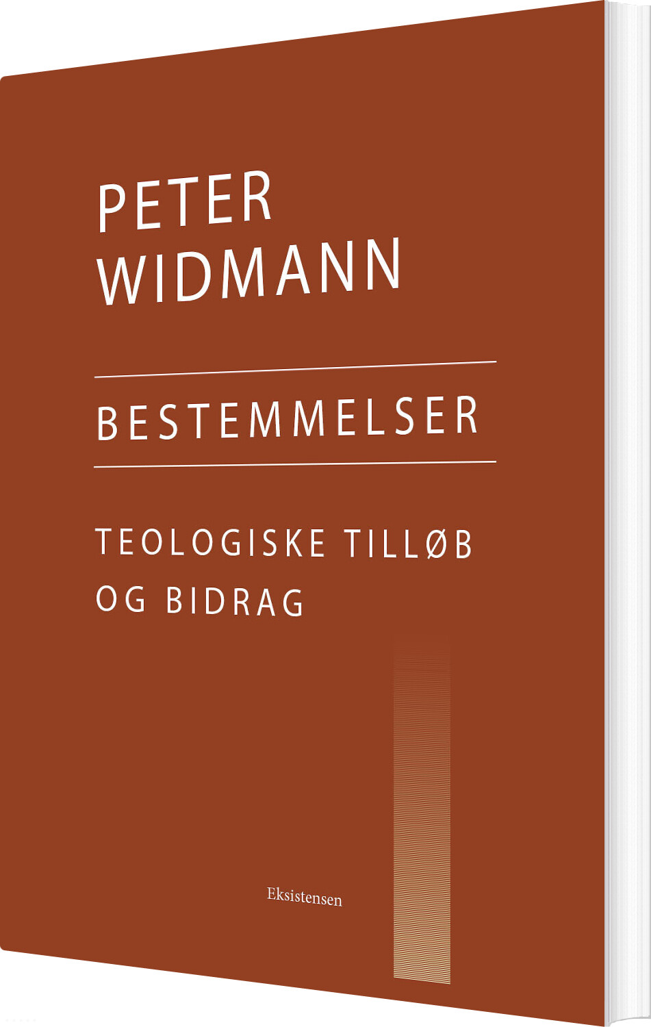Bestemmelser - Peter Widmann - Bog - Eksistensen