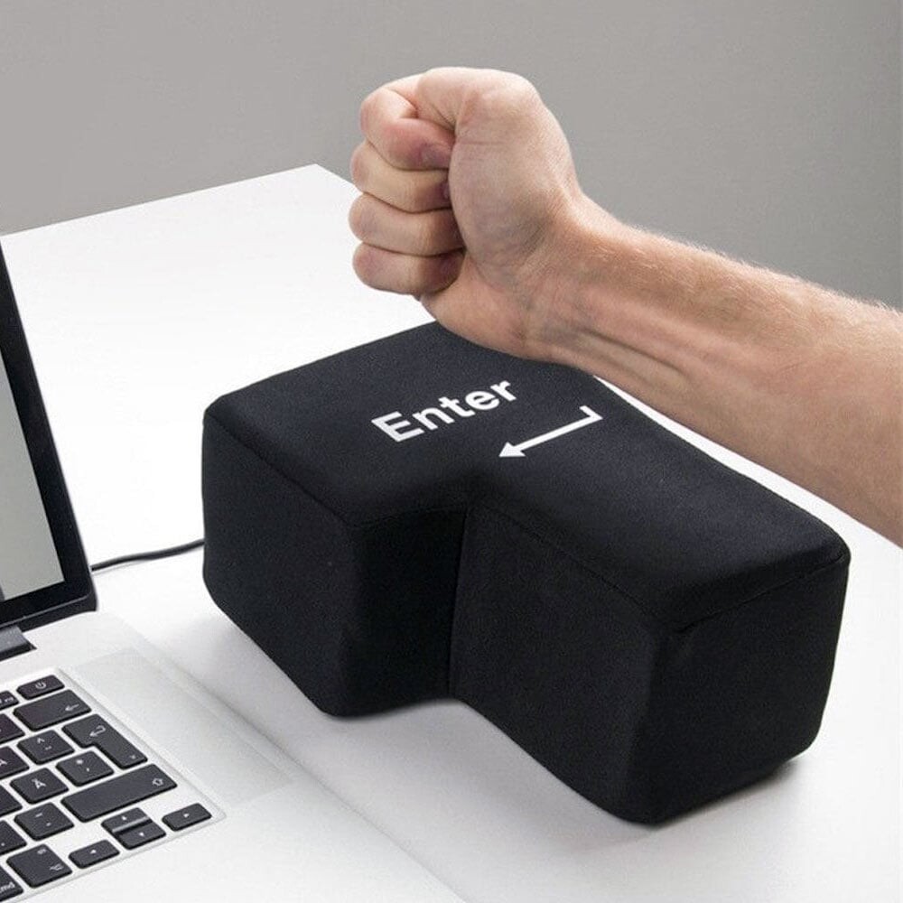Stor Enter Knap Med Usb - Mikamax