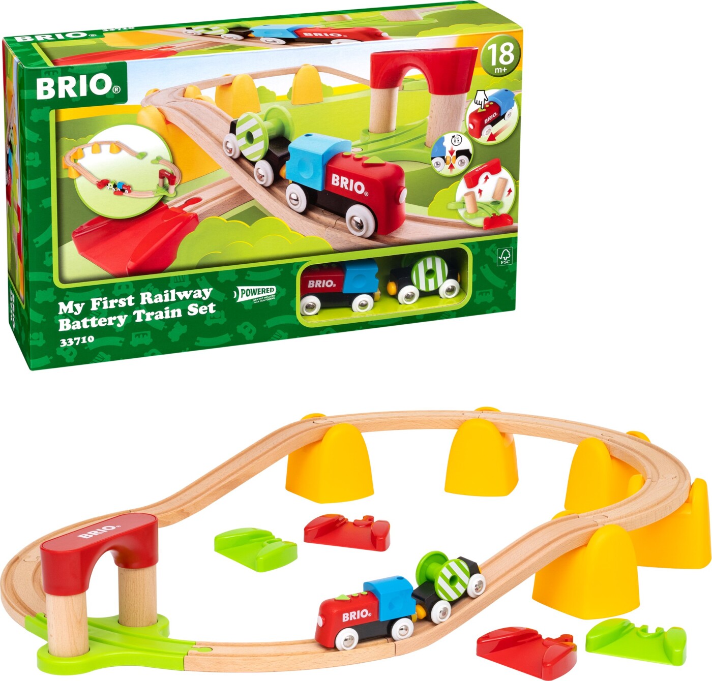 Brio Tog - Min Første Togbane Med Batteritog