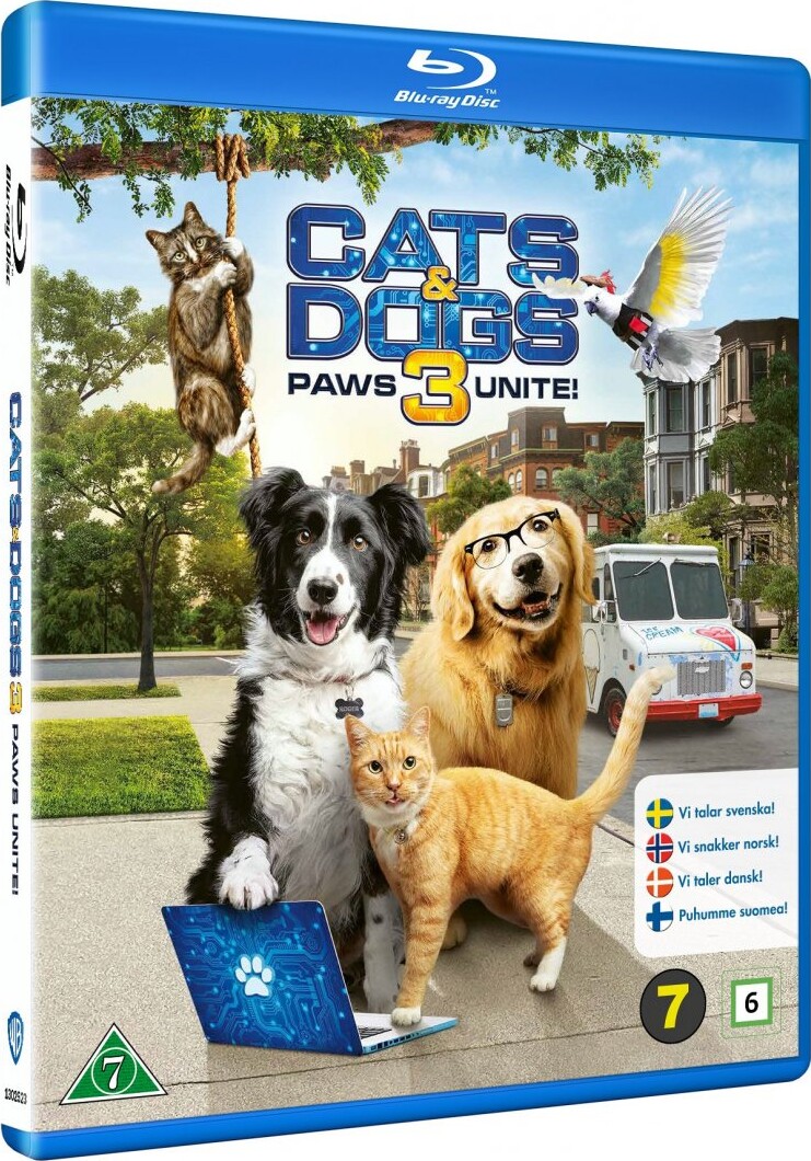 Cats And Dogs 3 / Hund Og Kat Imellem 3 - Blu-Ray