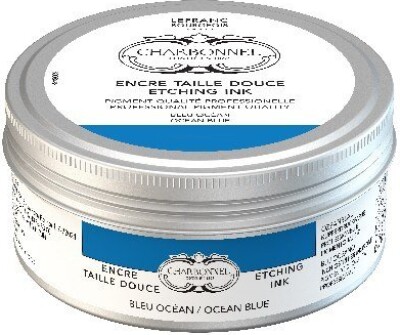 Charbonnel - Etching Ink - Tryksværte - Ocean Blue 200 Ml