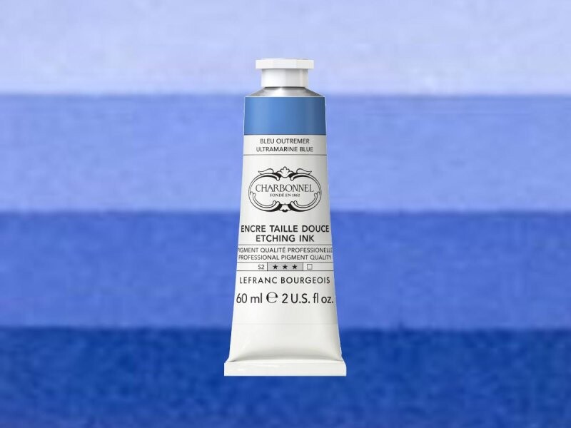 Charbonnel - Etching Ink - Tryksværte - Ultramarine 60 Ml