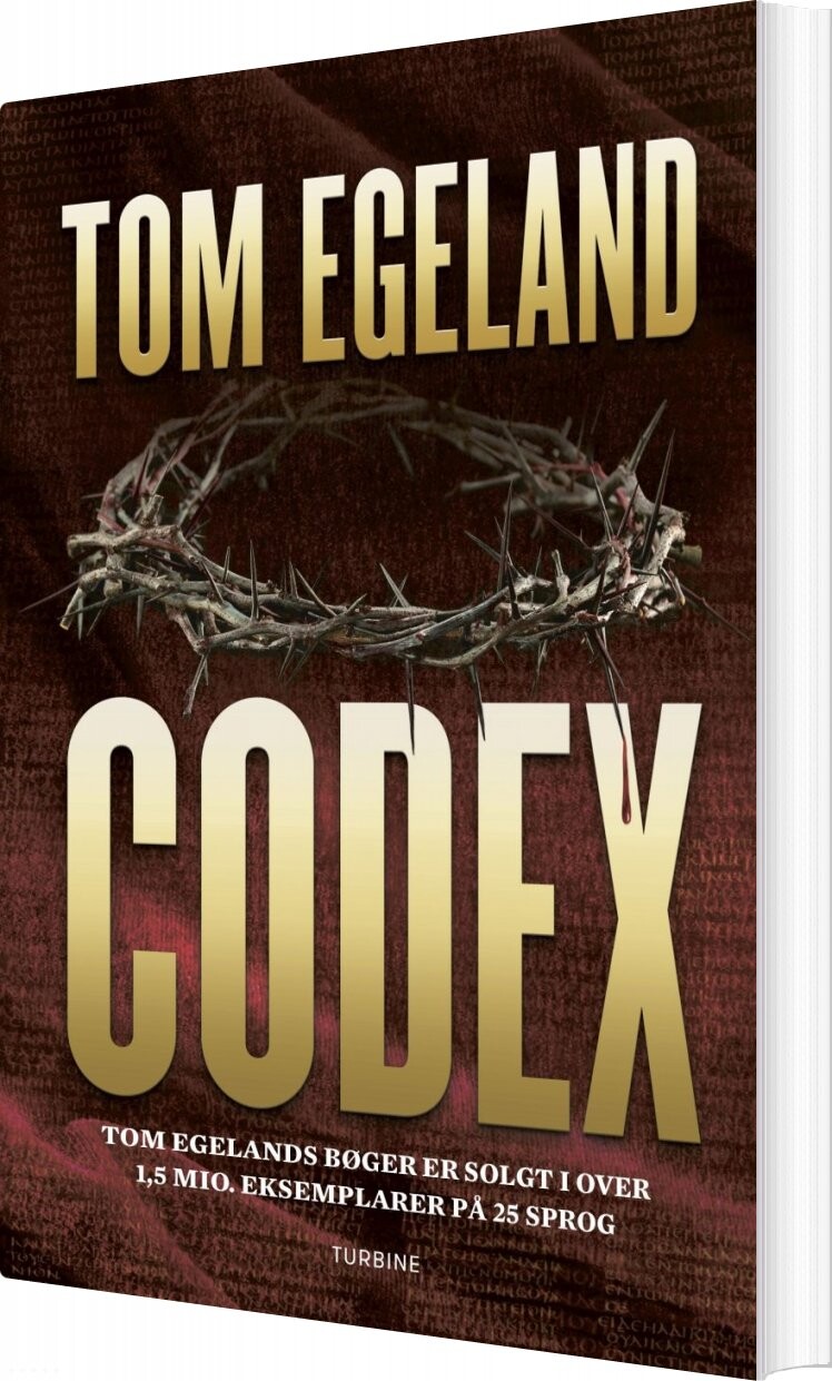 Codex - Tom Egeland - Bog - Turbine
