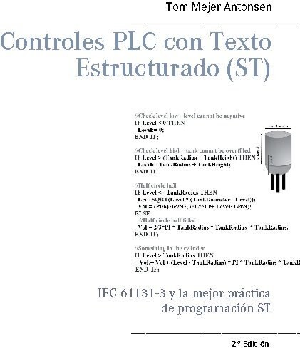 Controles Plc Con Texto Estructurado - St - Tom Mejer Antonsen - Spansk Bog - Books On Demand
