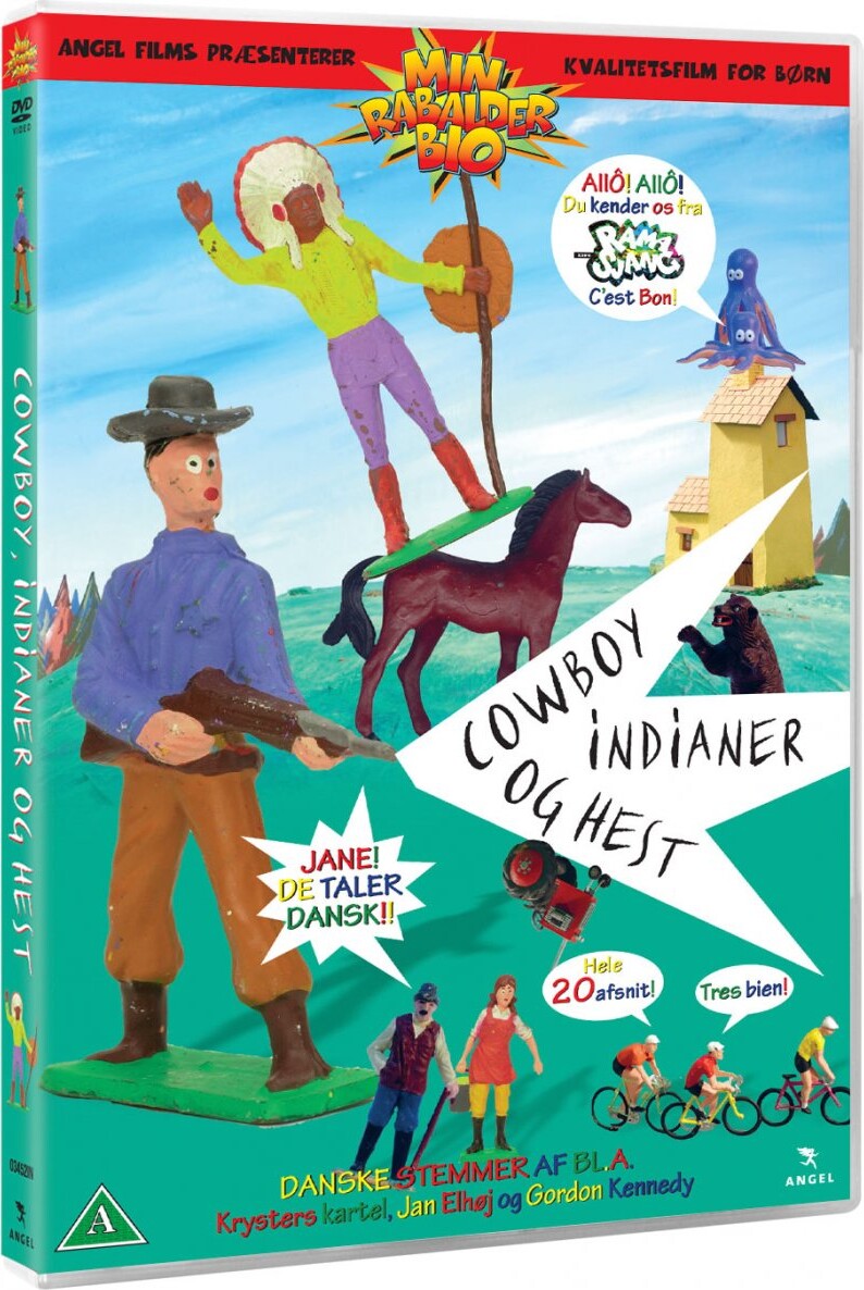 Cowboy Indianer Og Hest - 20 Afsnit - DVD - Film