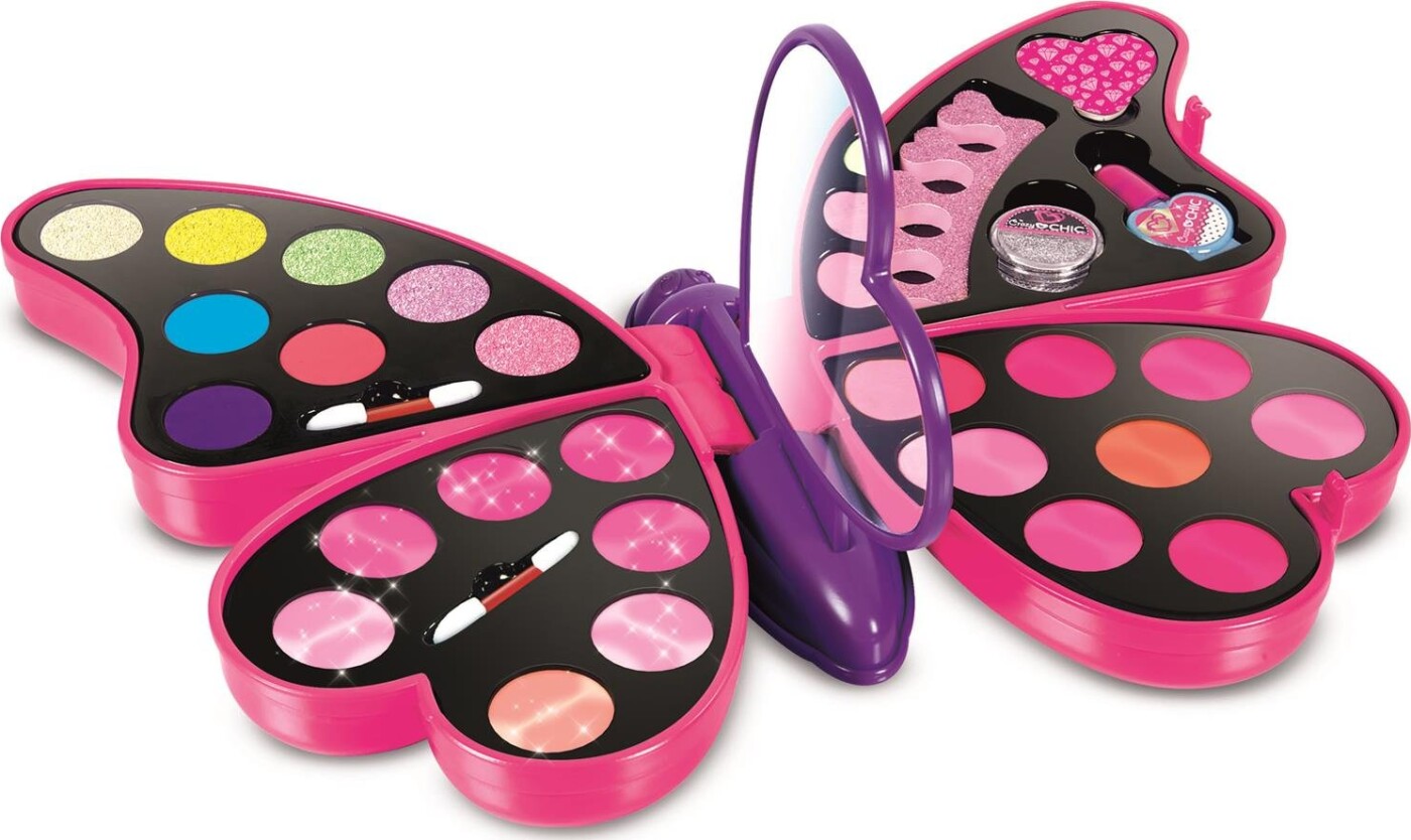 Crazy Chic - Makeup Sæt Til Børn - Sommerfugl - Clementoni