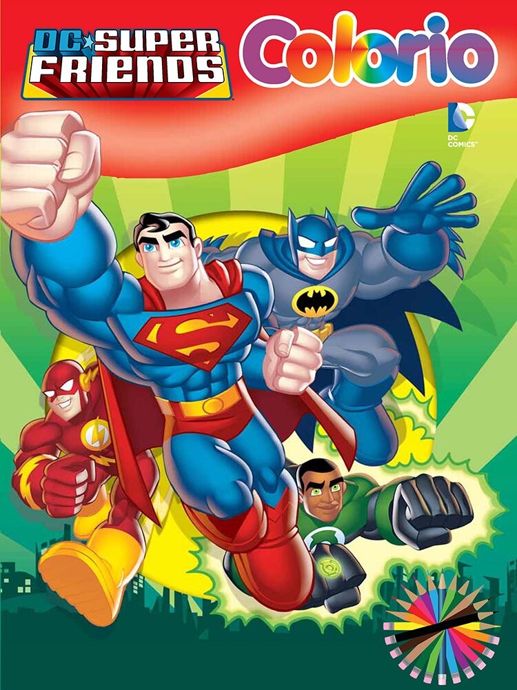 Dc Superfriends - Colorio - Bog - Buster Nordic