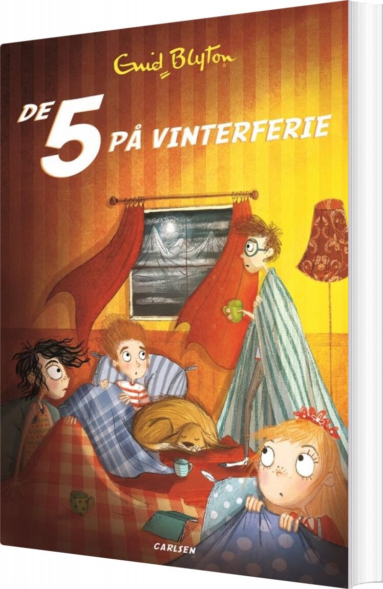 De 5 - Nr17 - De 5 På Vinterferie - Enid Blyton - Bog - Carlsen