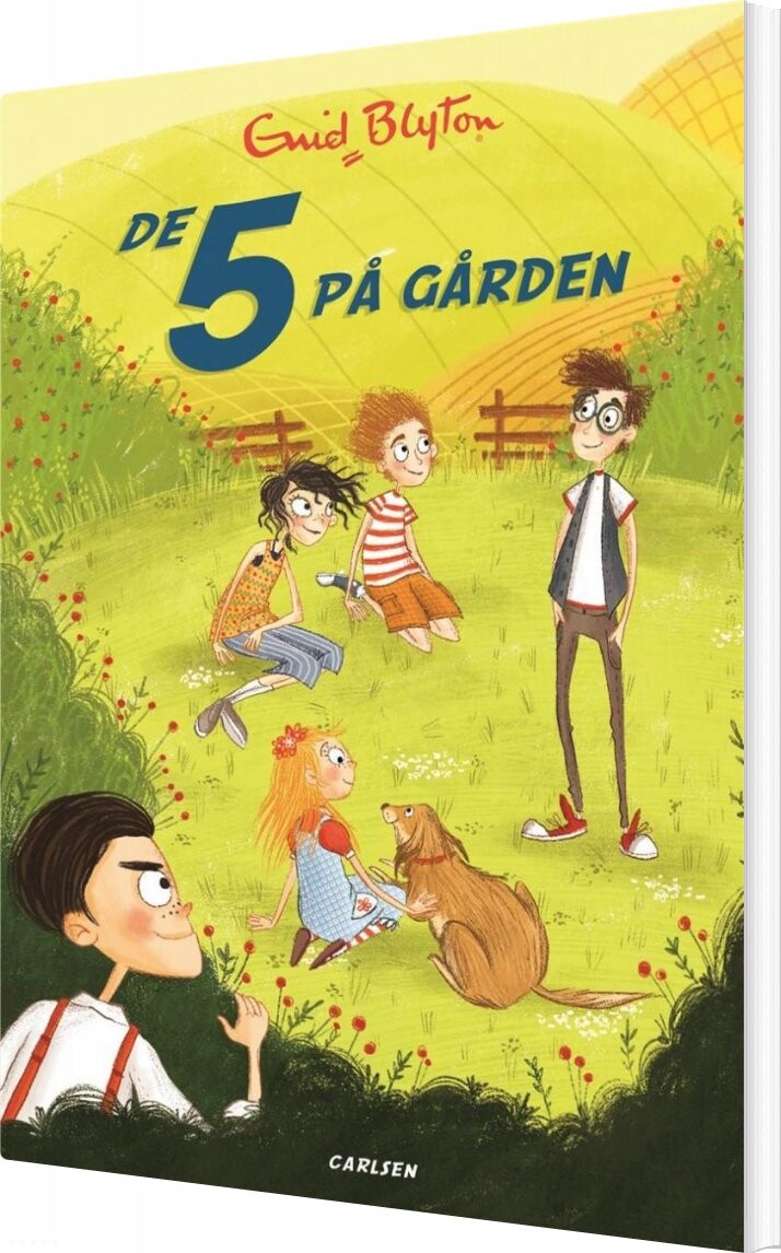 De 5 - Nr18 - De 5 På Gården - Enid Blyton - Bog - Carlsen