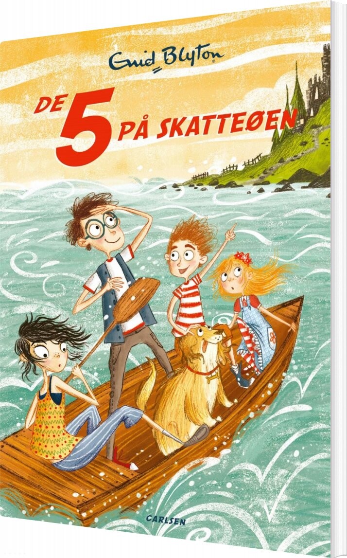 De 5 På Skatteøen - Bind 1 - Enid Blyton - Bog - Carlsen
