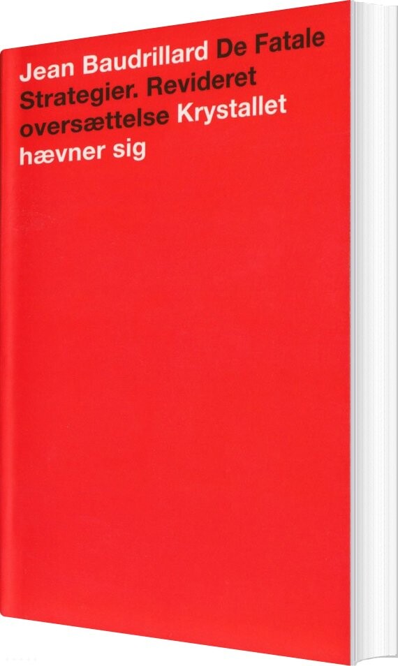 De Fatale Strategier - Jean Baudrillard - Bog - Billedkunstskolens Forlag