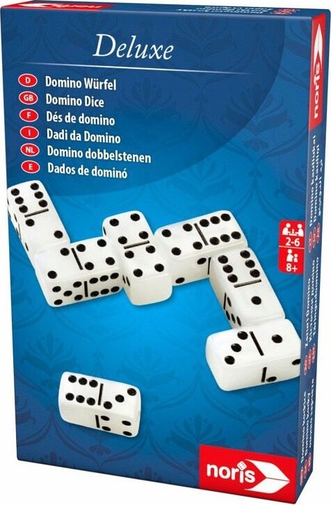 Domino Spil Med Terninger - Noris